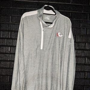 Under armour 2XL shirt with bulldog logo.